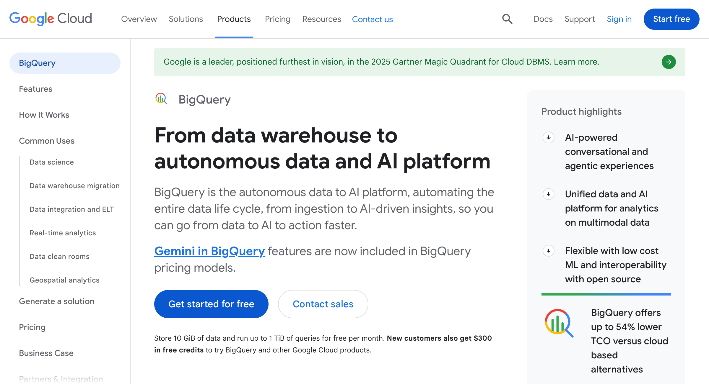BigQuery - Google Cloud's data warehouse platform